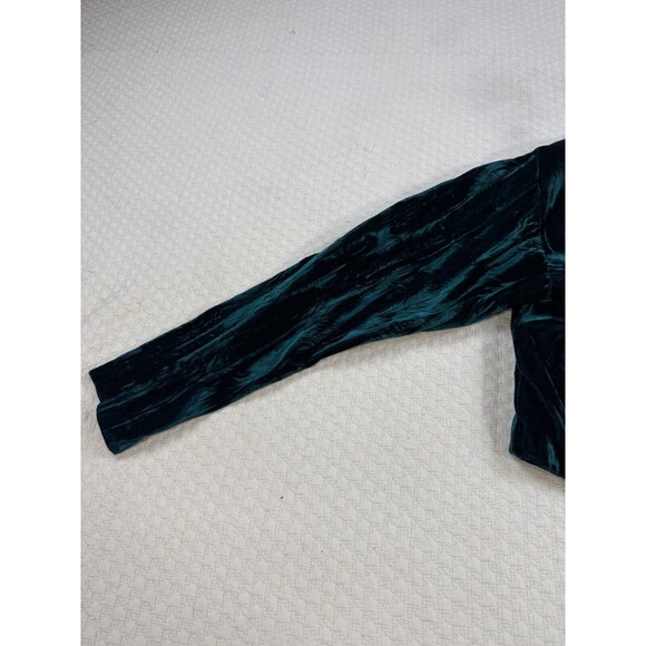 Vintage Miller Stockman Velvet Blouse Western‎ Bolero | Green | Size Medium - Picture 5 of 13